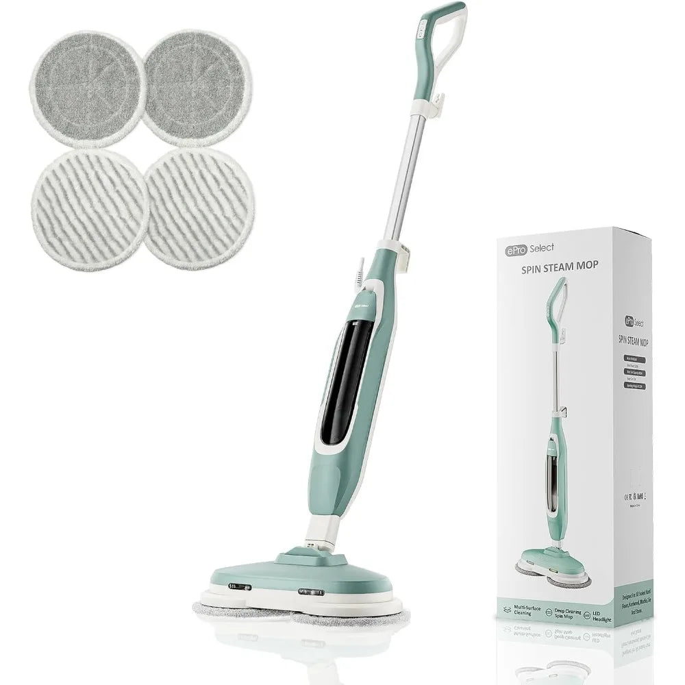 Apical Life Steam & Scrub Steam Mop, All-in-One Scrubbing and Sanitizing Hard Floor Cleaner, LED Headlights