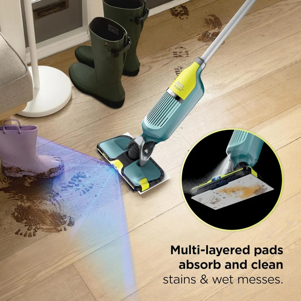 Shark VACMOP Reveal New Cordless Hard Floor Cleaner, Vacuum & Spray Mop, Powerful Suction