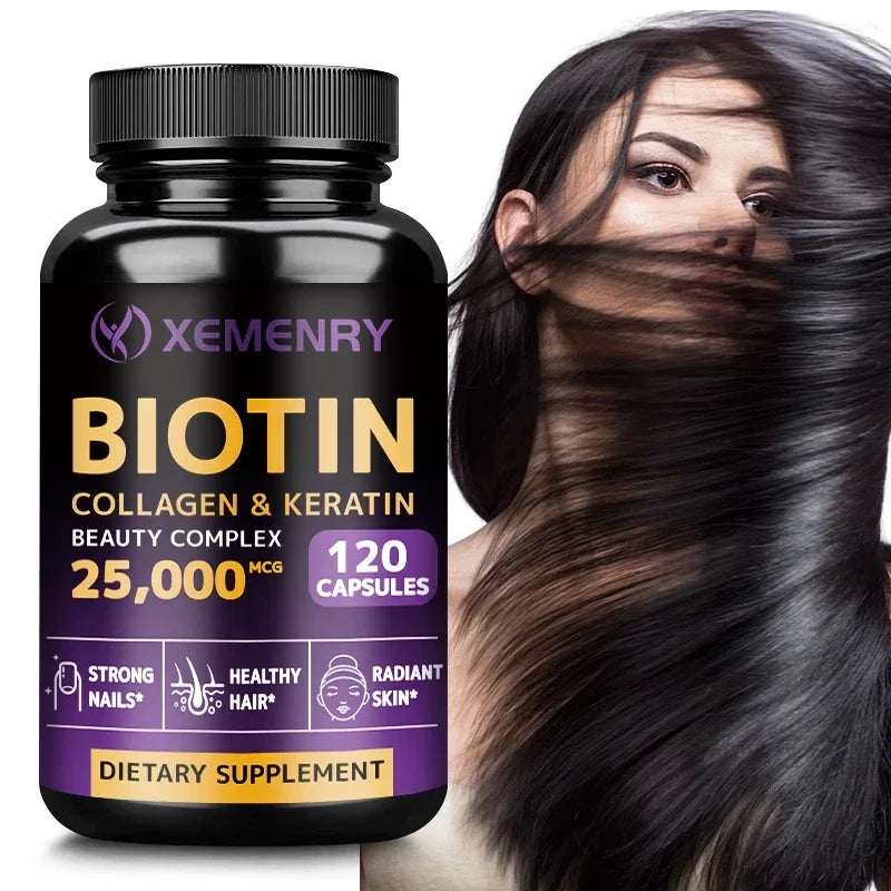 Biotin - Nail, Hair and Skin Health Support, Skin Texture Improvement, Anti-agingSupplements