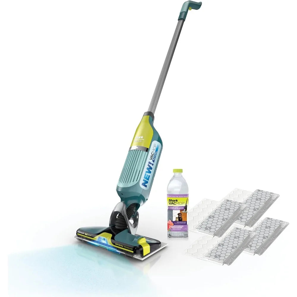 Shark VACMOP Reveal New Cordless Hard Floor Cleaner, Vacuum & Spray Mop, Powerful Suction